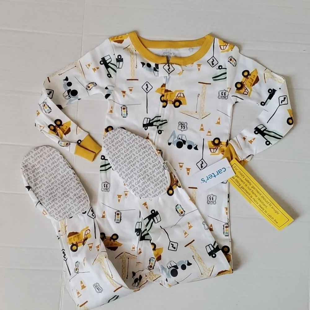 Carter's Footed Onesie Pajama- Set of Two 2T/3T